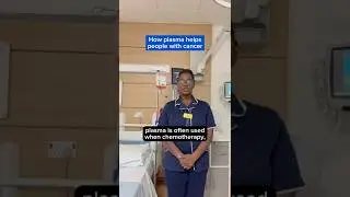 How plasma can help people with cancer - Keisha explains 💙 #GivePlasma #Shorts