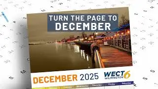 WECT COLLECTORS CALENDAR 2025 PAGE TURN DEC 15