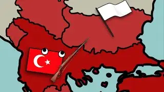 Alternate First Balkan War on a map