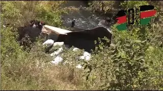🔥NITHI BRIDGE ACCIDENT, Lorry Looses Control falls off Nithi Bridge killing 3 occupants on spot