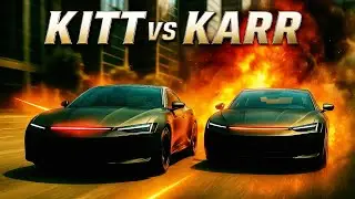 KITT vs KARR &ndash; Futuristic Chase 2025 | Epic Showdown