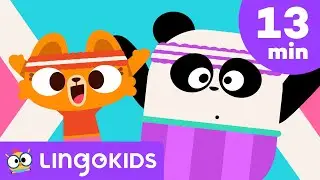 EXERCISES FOR KIDS 💪 Workout + Yoga with kids | FITNESS by Lingokids