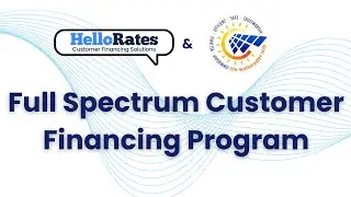 HelloRates x Watt Masters, LLC. | 100% Customer Financing Program