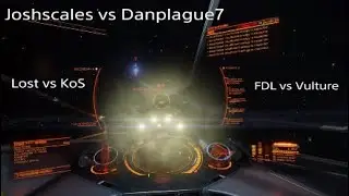 Elite Dangerous PvP: Joshscales vs Danplague7 FDL vs Vulture