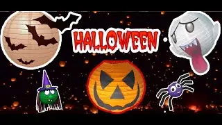 ADORNOS PARA HALLOWEEN / DECORACIÓN CON LÁMPARAS CHINAS / CREACIONES PADRES