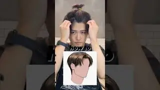 Elevate your look with middle part hairstyle : Tutorial inside 😱😱💯 #shorts #hairstyle #glowup