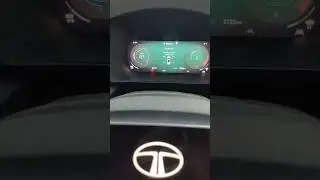 New Tata Harrier EV Instrument Cluster 🚗 #shorts #tata #harrier #cars #omeefied #suv #tech