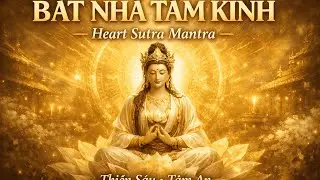 Bát Nhã Tâm Kinh | Heart Sutra Mantra | Thiền Sâu – Giải Tỏa Lo Âu – Tâm An Trí Sáng