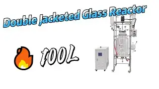 Laboratory High-efficiency Condensation Stirring Distillation Pilot Test Double-layer Glass Reactor