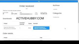 Easy to Use One time fee Equipment Maintenance Database