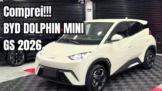 Comprei um BYD Dolphin Mini GS 2026 ( Carro El&eacute;trico ) - Vlog #1 #byd #dolphinmini 
