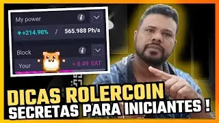 ROLLERCOIN DICAS PARA INICIANTES COMO EVOLUIR NO JOGO ROLLERCOIN