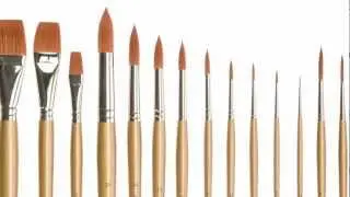 SAA Gold Brushes - Half Inch Flat