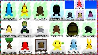 NEW 20 TURTLES IN FIND THE TURTLES ROBLOX 🐢 [How To Find Barn Biome Turtles]  [walkthrough]