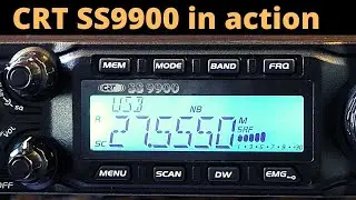 CRT SS9900 отвечает на CQ DX на 27.555 USB