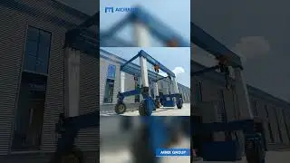 Aicrane 4&times;15 ton Rubber Tyre Gantry Crane For Nicaragua Customer