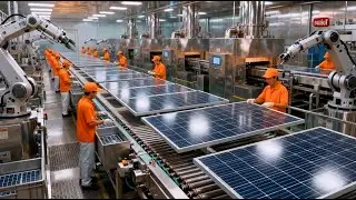 How Solar Panels Are Made in a Factory | Complete Manufacturing Process