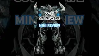 Studio Series 51 Soundwave Mini Review #studioseries #transformers #soundwave #darkofthemoon #toys