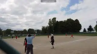 Strikeout on rise ball outside ￼