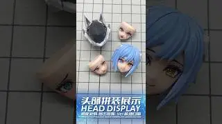NUKEMATRIX F.O.X.LONG RANGE STRIKER UNIT LIMITED EDITION 核能矩阵 狙击猎狐 极地白狐 头部拼装展示