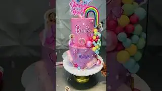 I MADE THIS PERFECT  TWO TIERED WHIPPED CREAM CAKE FOR MY DAUGHTERS BIRTHDAY #cake