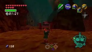 OOTR - Death Mountain Crater - Adult - Lower to Central with Pot Push (Swordless Setup)