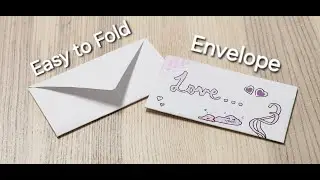 Easy to Fold Envelope Using Printer Paper