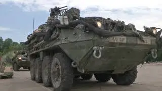 2CR Soldiers Secure Ammunition and move on to wet gap crossing