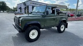 USED 1990 LAND ROVER DEFENDER 90 3-DOOR SOFT TOP V8 - (COLLECTOR SERIES) at World Imports USA -...