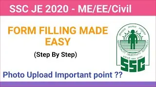 SSC  JE 2020 Recruitment 🔥 ( FORM Filling Ssc Je made easy )