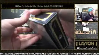 2022 Topps Five Star Baseball Hobby 8 Box Case Break #5   RANDOM DIVISIONS