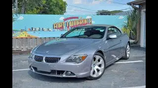 Stunning Grey BMW 645Ci Convertible | Low Miles By Mark Yev #bmwconvertible  #sportscar  #luxury