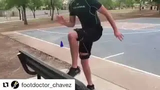 Speed Training with the Foot Doctor Chavez using resistance Kinetic Bands