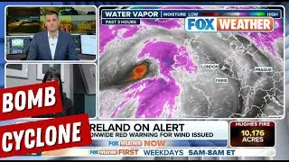 Europe On Alert For Powerful Bomb Cyclone