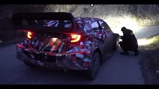 Test Rallye Monte Carlo 2022 Service Park Ogier
