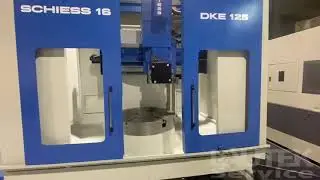 SCHIESS DKE 125 Vertical lathe