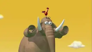 Elephant flying & shenak & birds chemistry