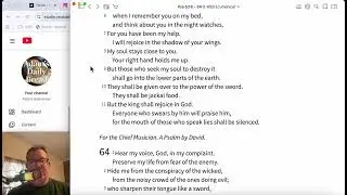 Day 13: from Proverbs and Psalms 61-65