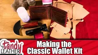 Making the Classic Bi-fold Wallet Kit    +a little extra