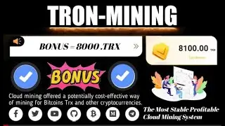 5000TRX Registration Free Bonus 😍trx.lol 7.00% Cloud Mining daily registered company