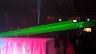 DJ Bally's Laser Light show at a High School Prom - www.DJBally.com