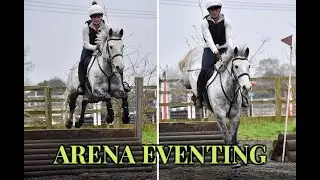JAM'S FIRST TIME ARENA EVENTING ~ Lesson with 5* event rider