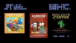 Let's Play Atari 2600 Homebrew Games (Mark W's Old Games on a Weekday)