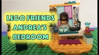 Lego Friends - Andrea's Bedroom Unboxing and Building