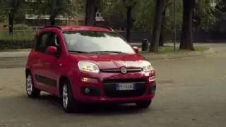 2017 Fiat Panda Driving Video in Red Trailer | AutoMotoTV