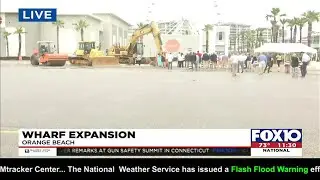 Wharf expansion in Orange Beach