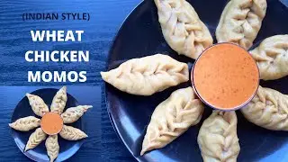 WHEAT CHICKEN MOMOS / HEALTHY BREAKFAST RECIPE