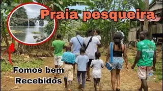 Primeira vez do William numa cascata