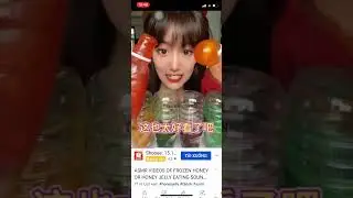 Th&aacute;nh ăn honey jelly |ASMR|lm doreamon cute （＾&omega;＾）