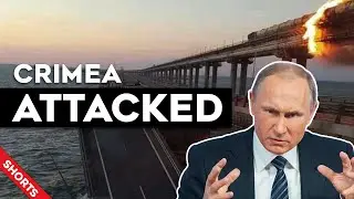 🚨| Взрыв на Крымском (Керченском) мосту 💥#Shorts